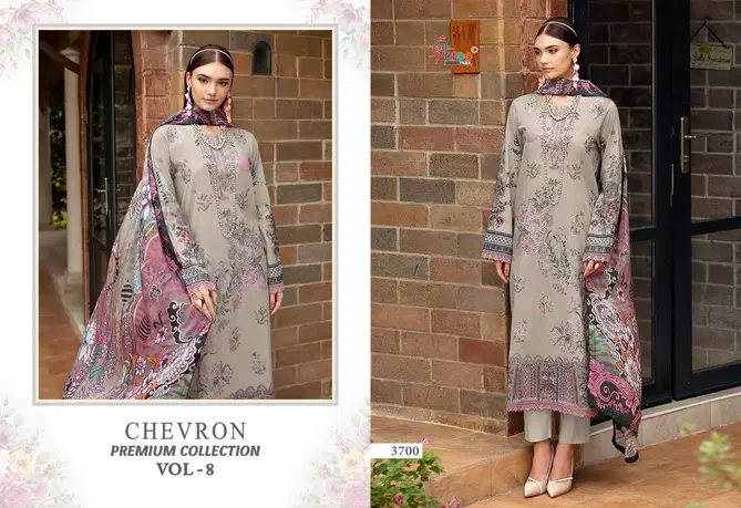 Chevron Premium Collection Vol 8 By Shree Cotton Pakistani Suits Wholesale Shop In Surat
